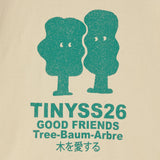 Tiny Cottons - Trees graphic tee - dark vanilla | Scout & Co