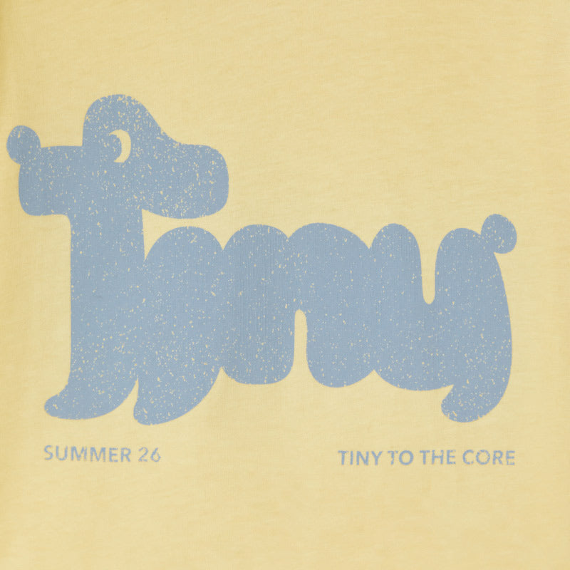 Tiny Cottons - Tiny Dog graphic tee - dusty yellow | Scout & Co