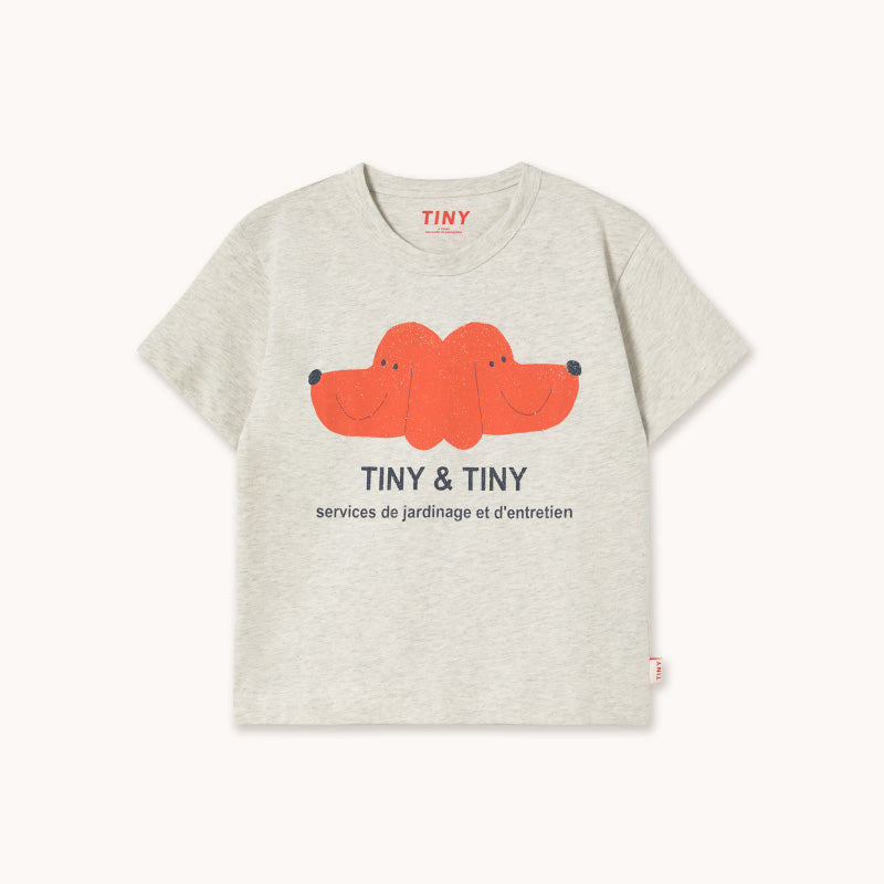 Tiny Cottons - Tiny & Tiny graphic tee - cream heather | Scout & Co