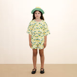 Tiny Cottons - Oranges rib shorts - mellow yellow | Scout & Co