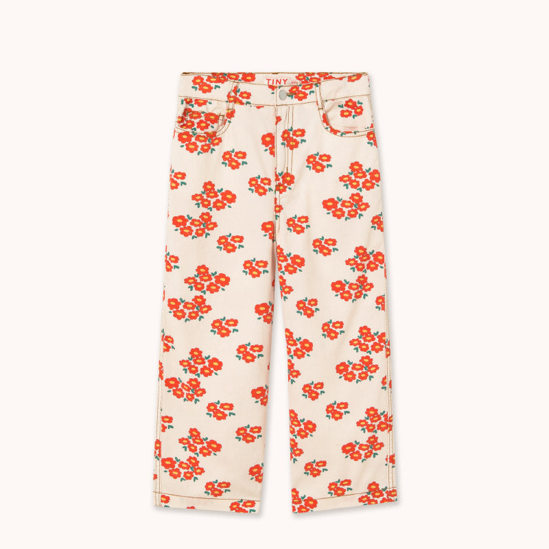 Tiny Cottons - Blossoms twill jeans | Scout & Co
