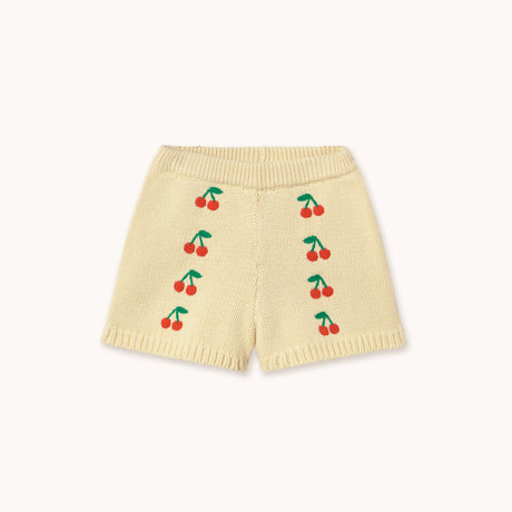 Tiny Cottons - Mini Cherries knitted shorts | Scout & Co