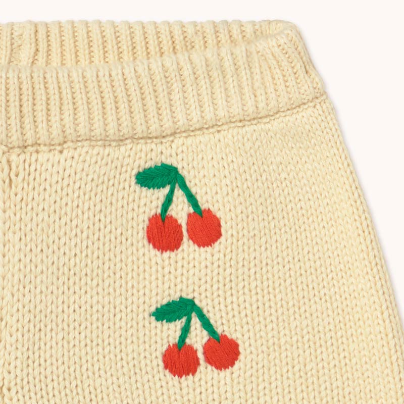 Tiny Cottons - Mini Cherries knitted shorts | Scout & Co