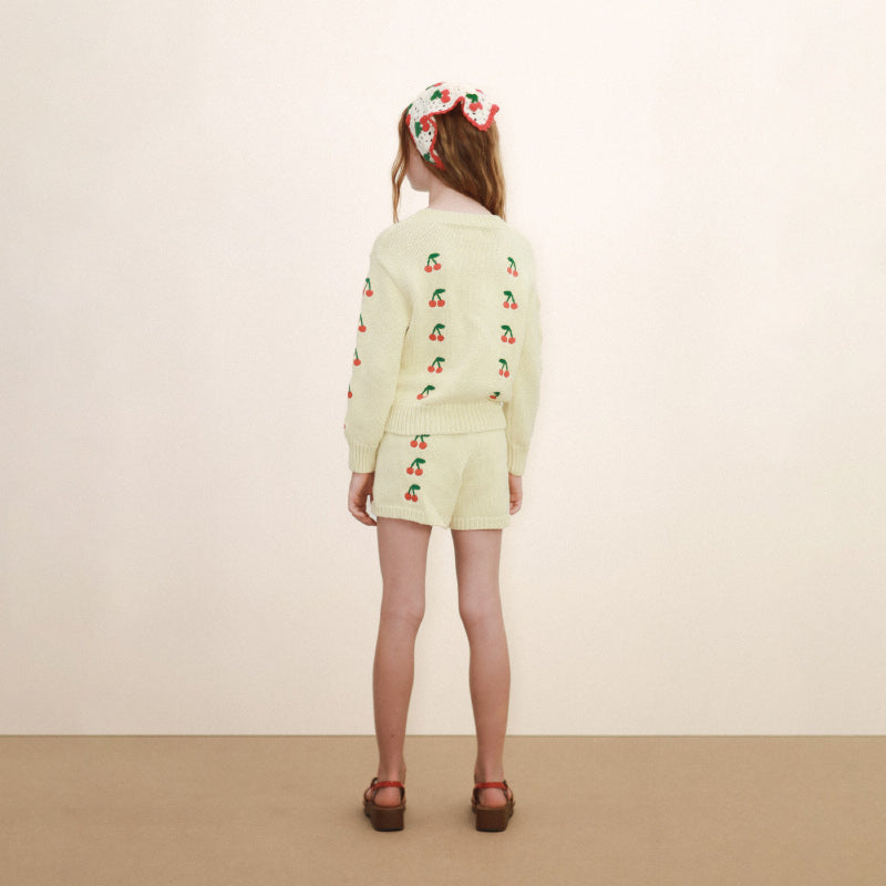 Tiny Cottons - Mini Cherries knitted sweater | Scout & Co
