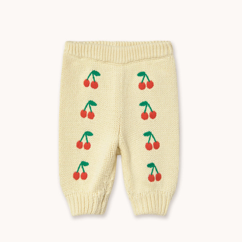 Tiny Cottons - Mini Cherries knitted pants - baby | Scout & Co