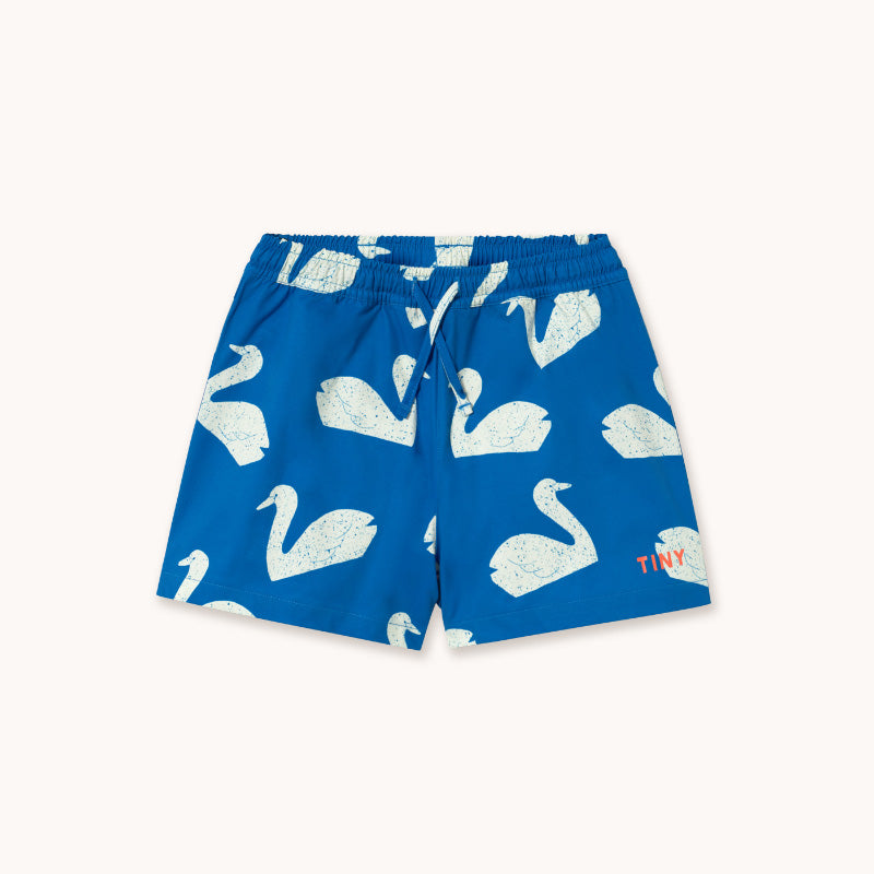 Tiny Cottons - Big Swans swim trunks | Scout & Co