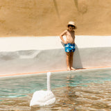 Tiny Cottons - Big Swans swim trunks | Scout & Co