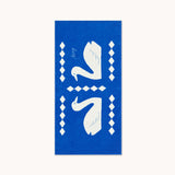 Tiny Cottons - Swans towel - blue | Scout & Co