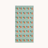 Tiny Cottons - Cherries towel - emerald | Scout & Co