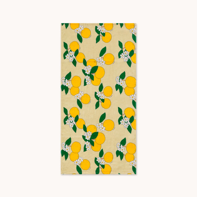 Tiny Cottons - Oranges towel - yellow | Scout & Co
