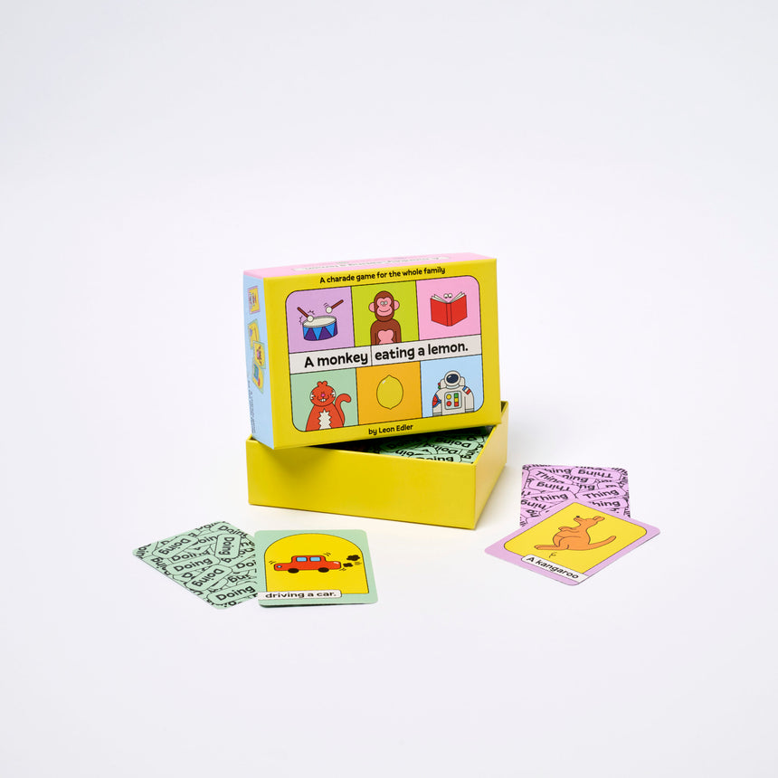 A Monkey Eating A Lemon: a charade game for the whole family | Scout & Co