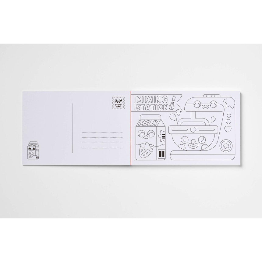 Kitchen Kawaii: colouring postcard book - Kidnichols | Scout & Co