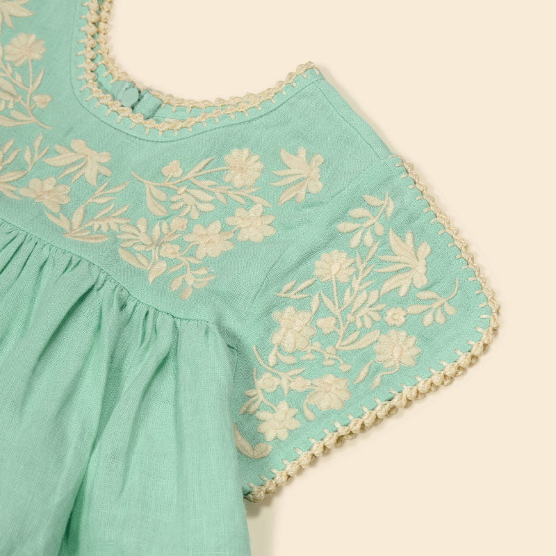 Apolina - Stevie blouse - Seaglass | Scout & Co