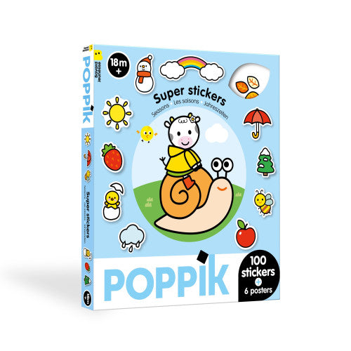 Poppik - Super Stickers box (18m+) - Seasons | Scout & Co