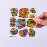 OMY - Fabulous Big vinyl stickers - Burger | Scout & Co