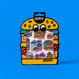 OMY - Fabulous Big vinyl stickers - Burger | Scout & Co