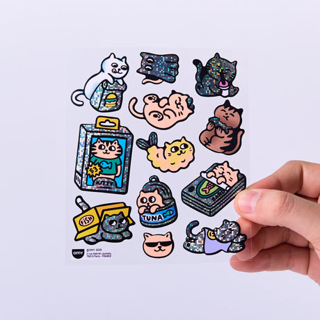 OMY - Fabulous Big vinyl stickers - Kitty | Scout & Co