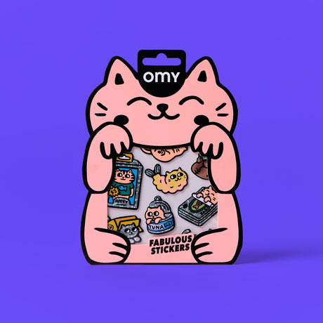 OMY - Fabulous Big vinyl stickers - Kitty | Scout & Co