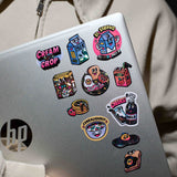 OMY - Fabulous Big vinyl stickers - Milk | Scout & Co
