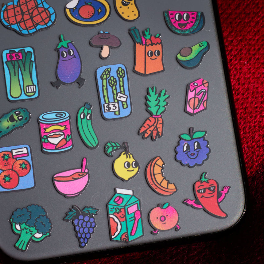 OMY - Fabulous Boutique mini vinyl stickers - Farmers Market