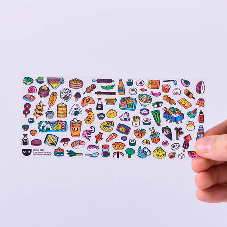 OMY - Fabulous Boutique fluoro stickers - Sushi Shop | Scout & Co