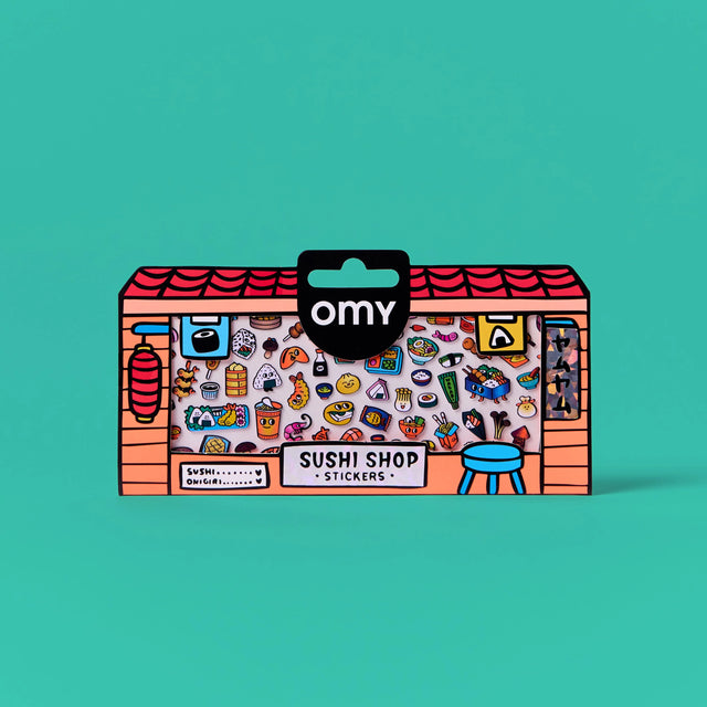 OMY - Fabulous Boutique fluoro stickers - Sushi Shop | Scout & Co