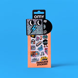 OMY - Fabulous Iconic vinyl stickers - Music | Scout & Co