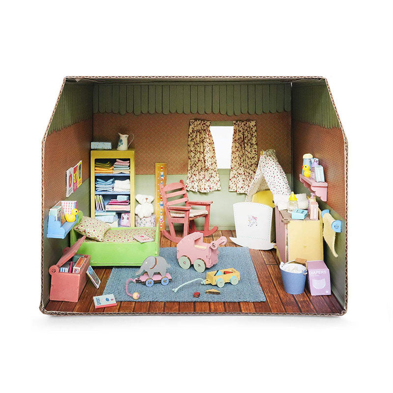 Sam & Julia: The Mouse Mansion - Cardboard room - Nursery | Scout & Co