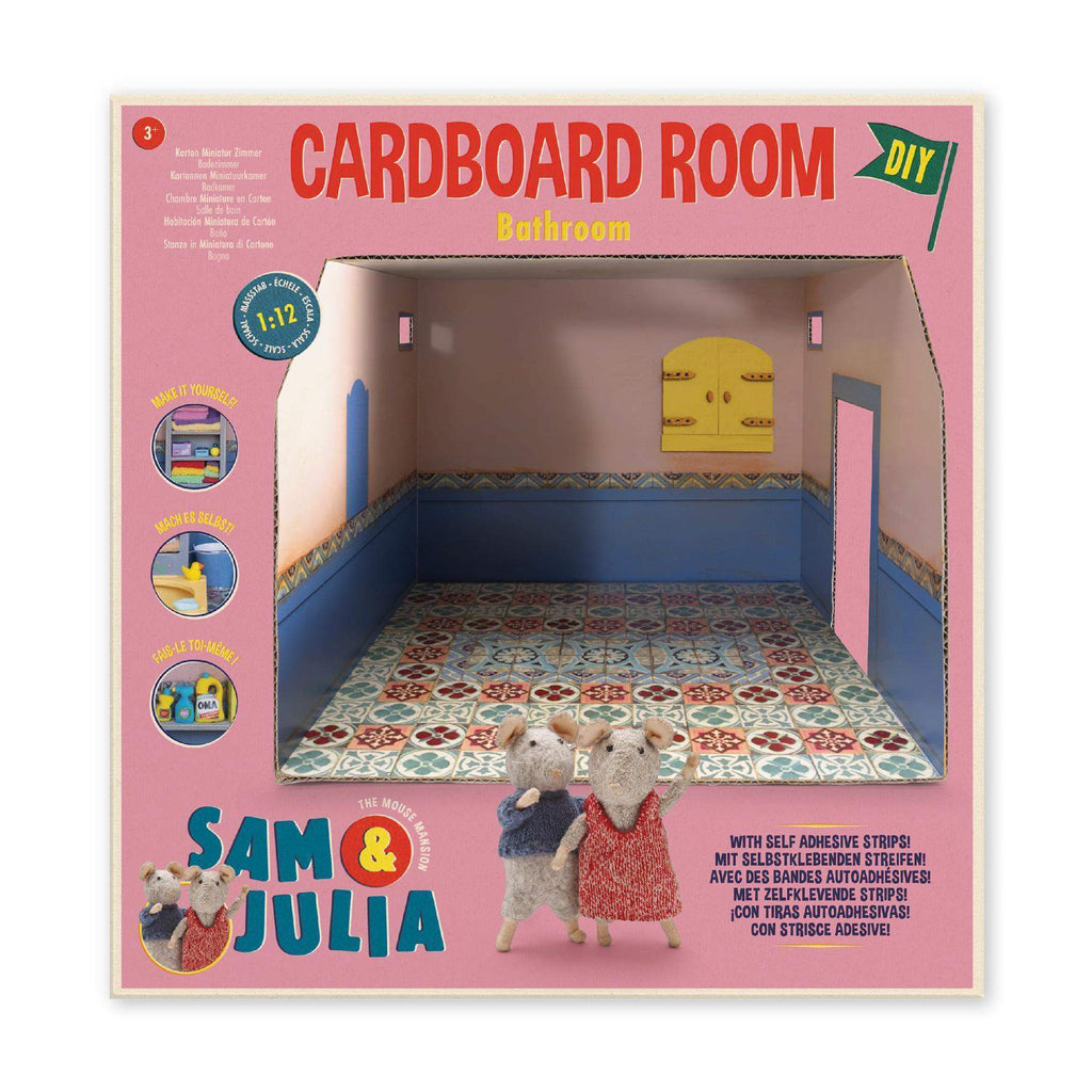 Sam & Julia: The Mouse Mansion - Cardboard room - Bathroom | Scout & Co