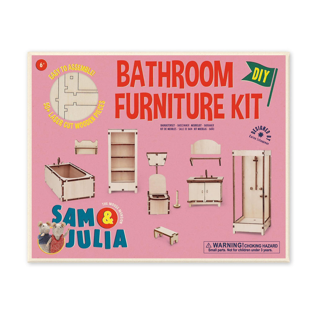 Sam & Julia: The Mouse Mansion - Furniture Kit - Bathroom | Scout & Co