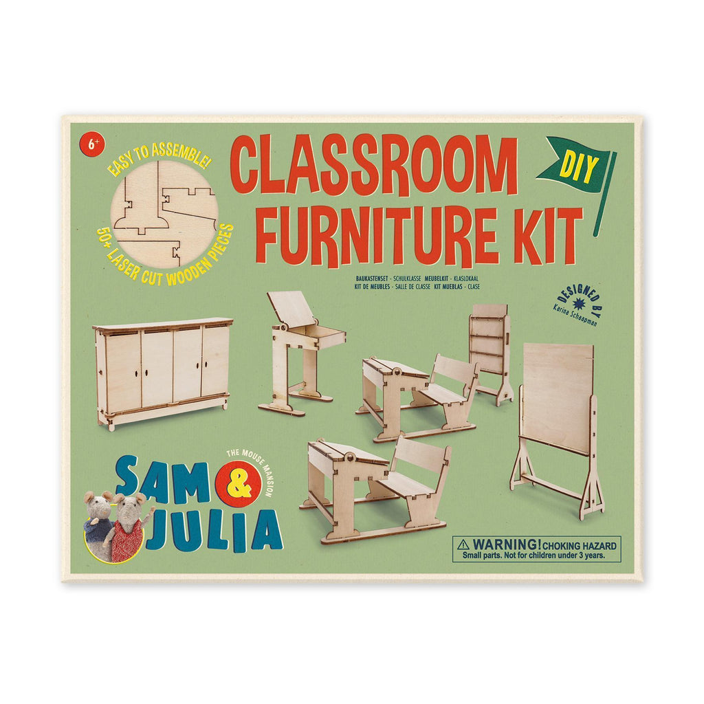 Sam & Julia: The Mouse Mansion - Furniture Kit - Classroom | Scout & Co