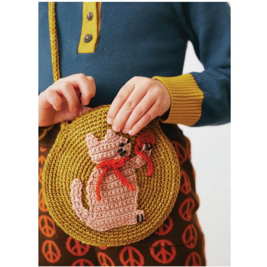 Misha & Puff - Meadow Yarn Cat circle bag | Scout & Co