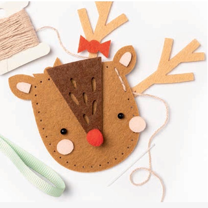 Folia - Felt decoration sewing DIY kit - Reindeer | Scout & Co