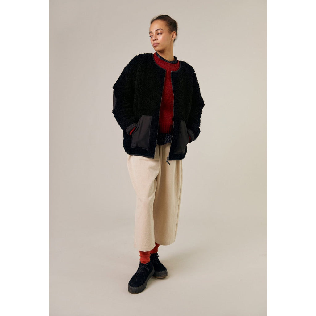 Sideline - Arc coat - Black shearling | Scout & Co