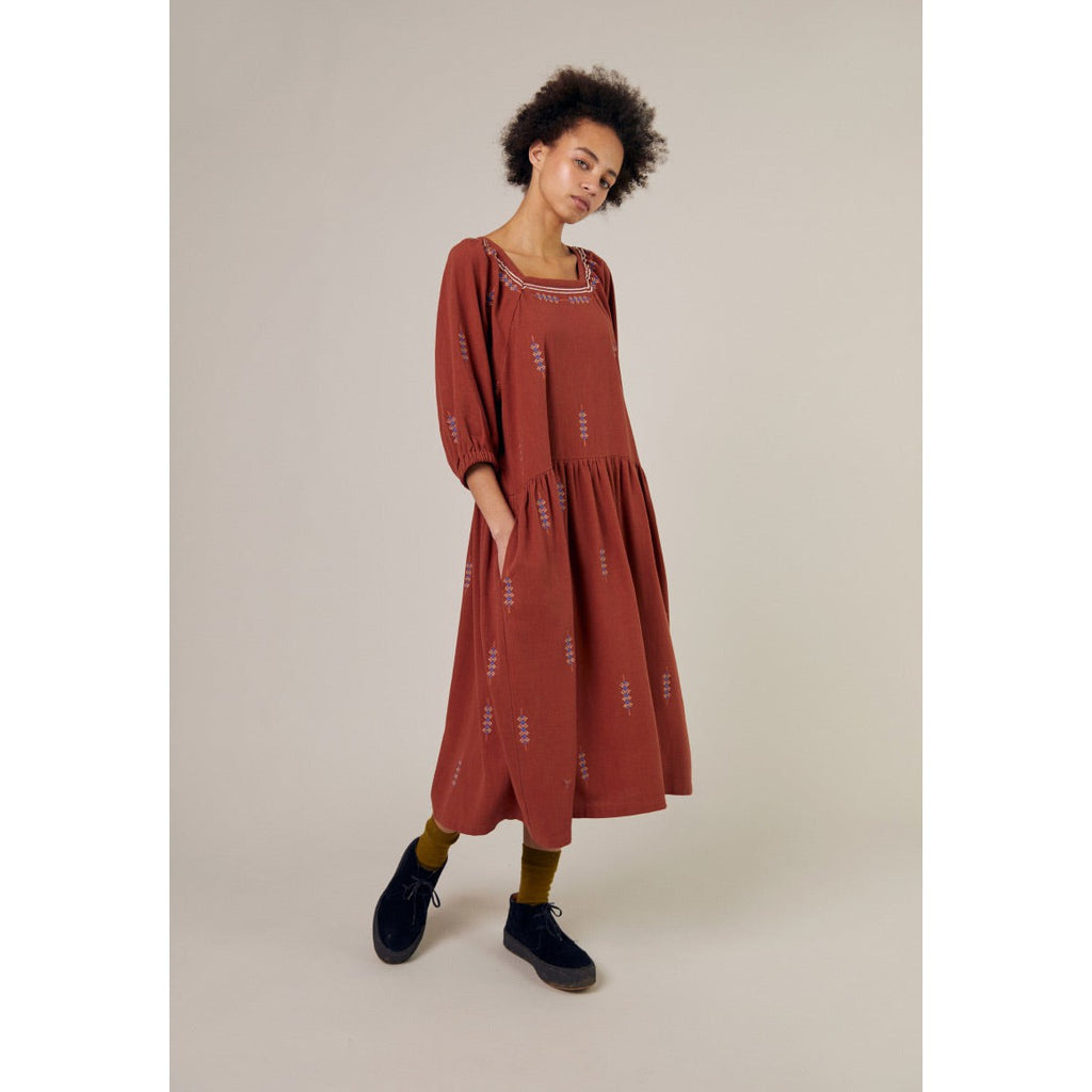 Sideline - Jessie dress - brick | Scout & Co