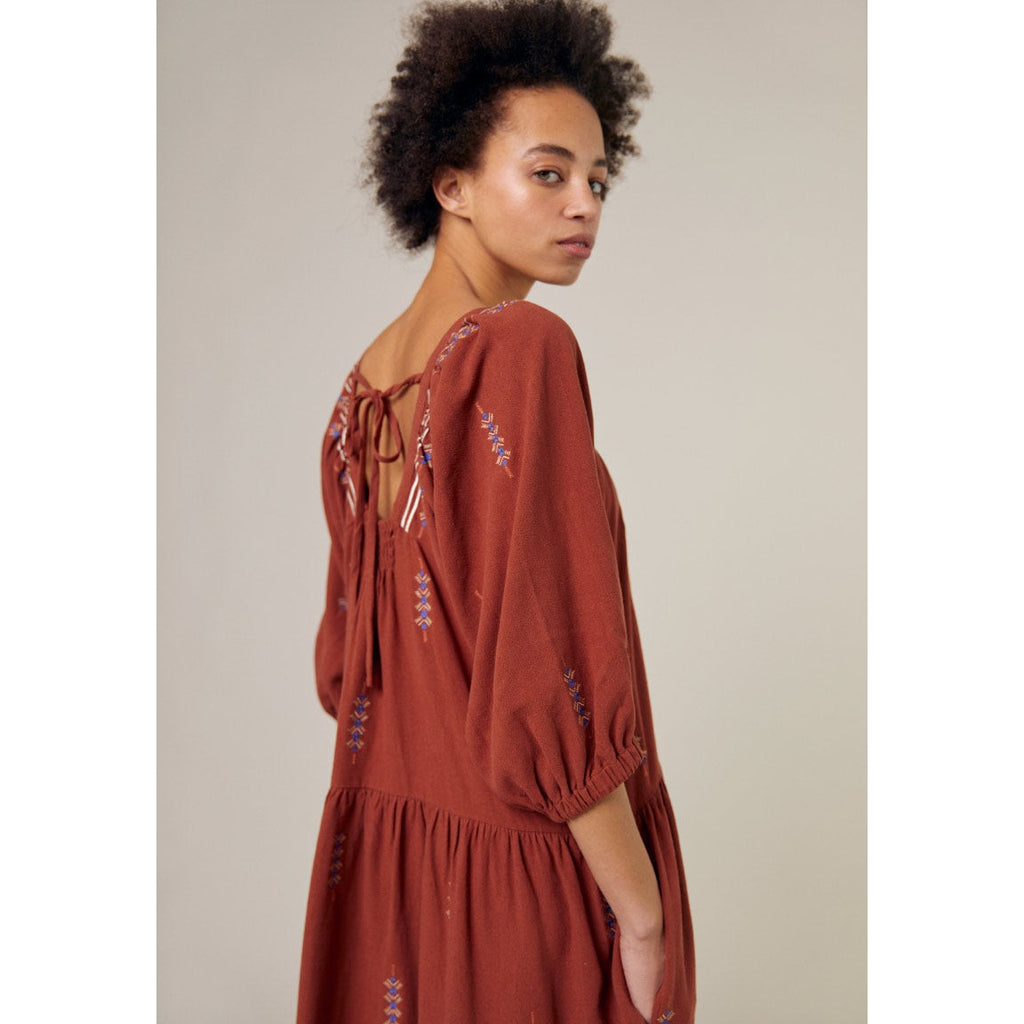 Sideline - Jessie dress - brick | Scout & Co