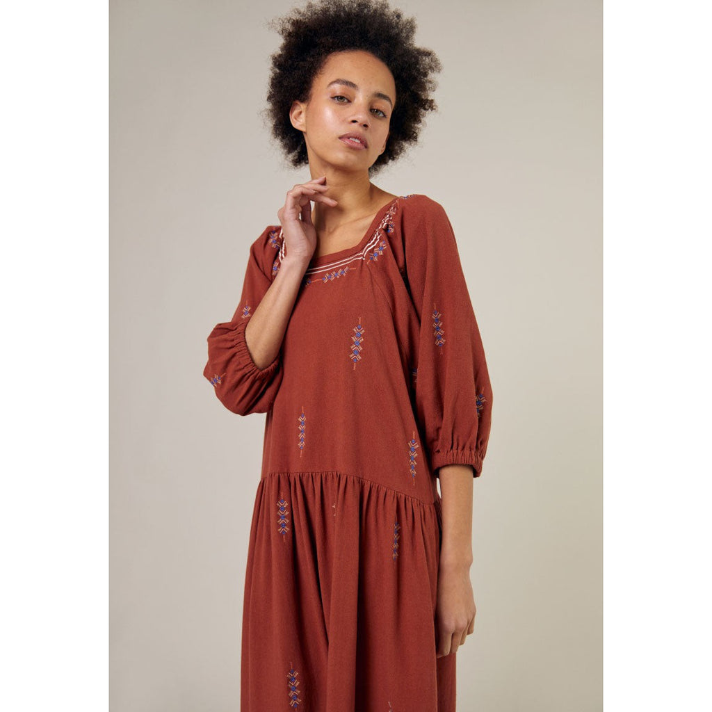 Sideline - Jessie dress - brick | Scout & Co