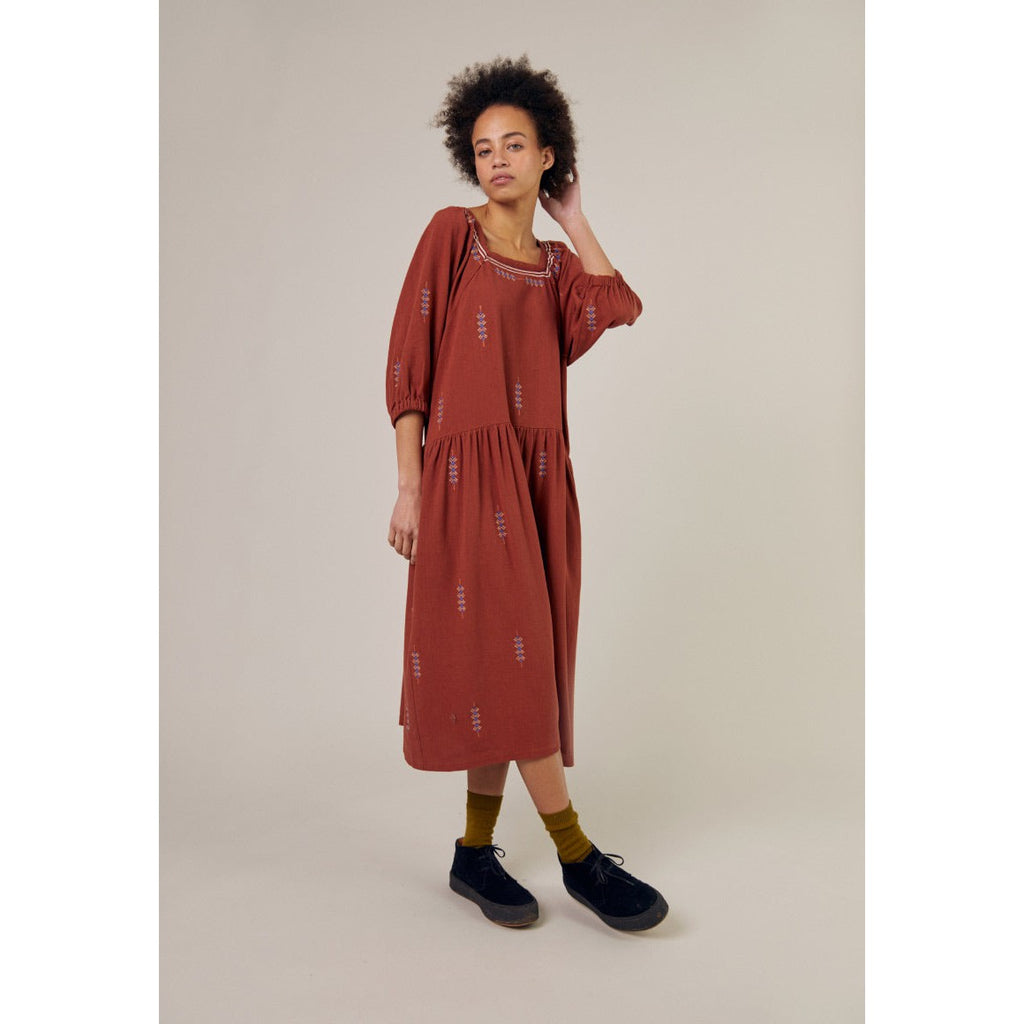 Sideline - Jessie dress - brick | Scout & Co