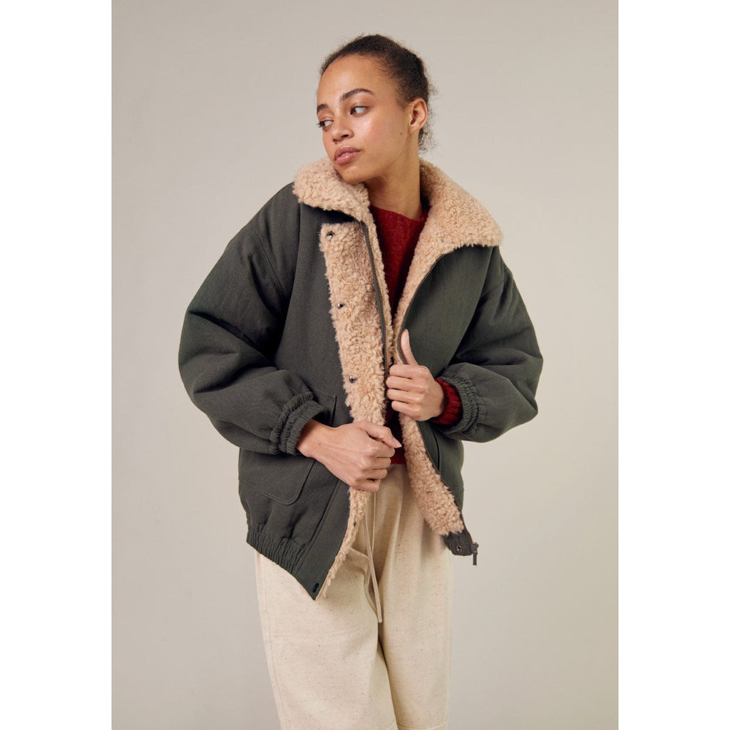 Sideline - Wilma jacket - olive / shearling | Scout & Co