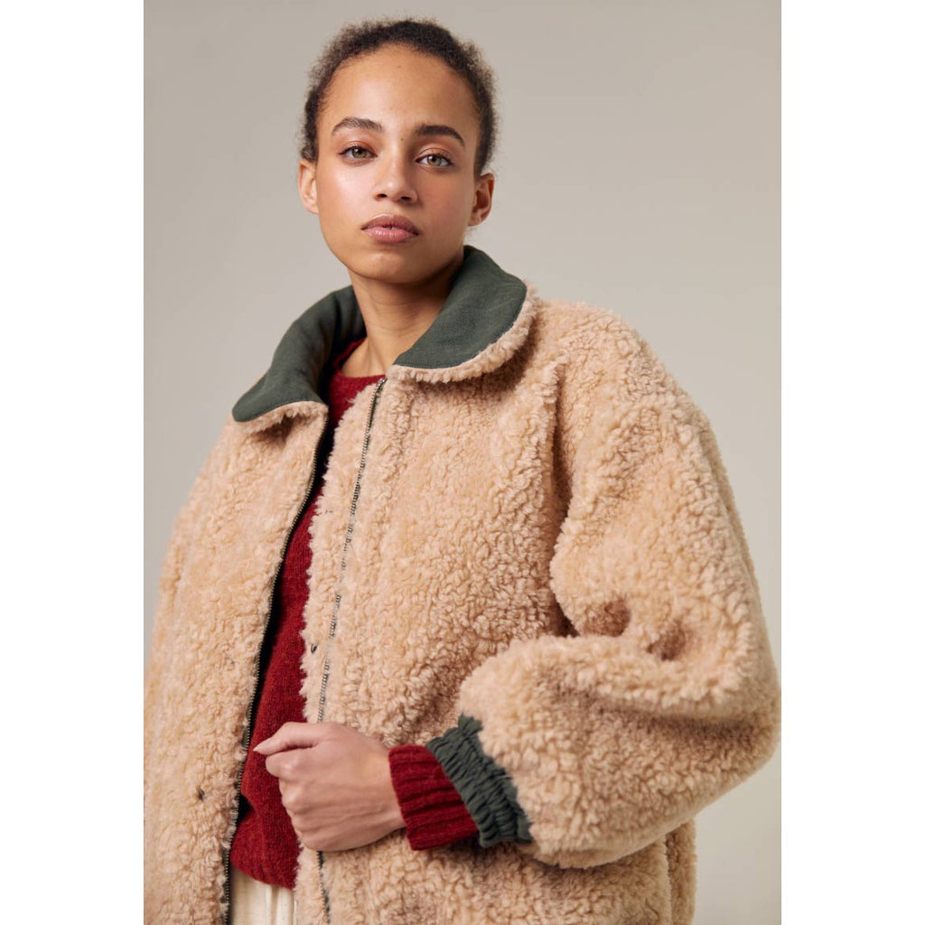 Sideline - Wilma jacket - olive / shearling | Scout & Co