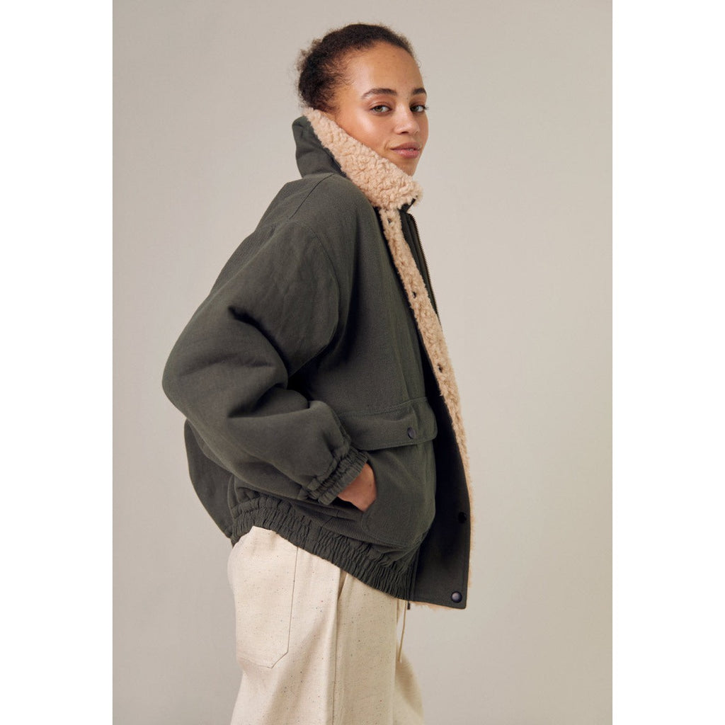 Sideline - Wilma jacket - olive / shearling | Scout & Co