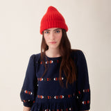 Sideline - Tessa dress - indigo embroidery | Scout & Co