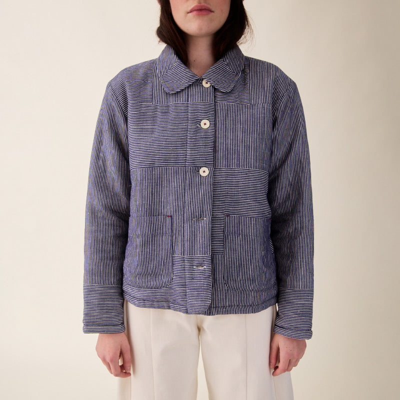 Sideline - Molly jacket - Railroad stripe | Scout & Co