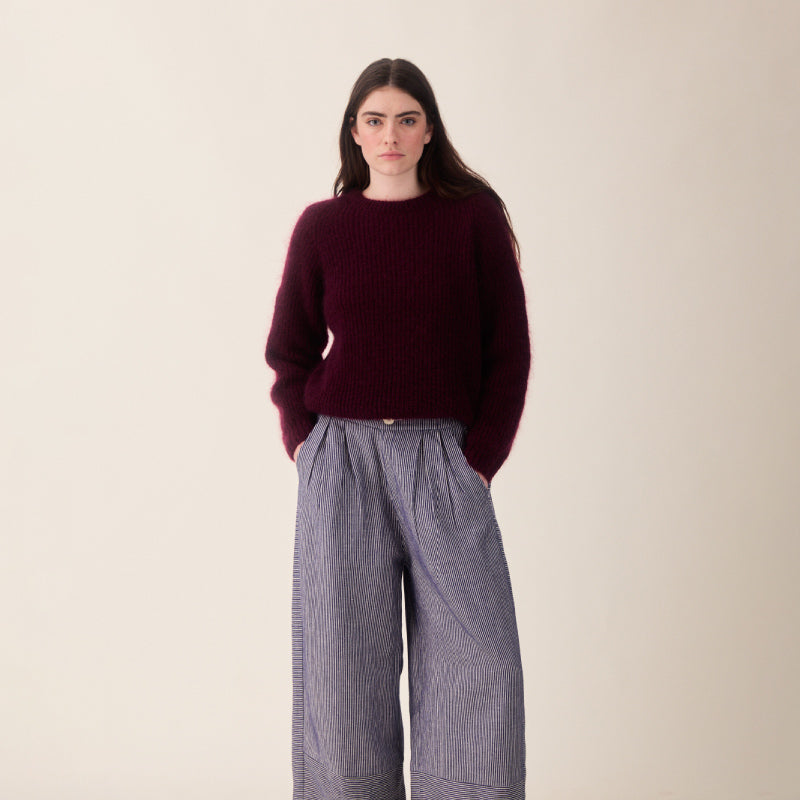Sideline - Leila trousers - Railroad Stripe | Scout & Co