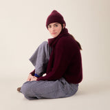 Sideline - Flo mohair jumper - Plum