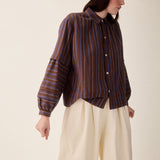 Sideline - Lotta shirt - Brown stripe | Scout & Co