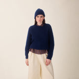Sideline - Flo mohair jumper - Navy | Scout & Co