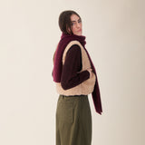 Sideline - Aida reversible vest - Natural wool | Scout & Co