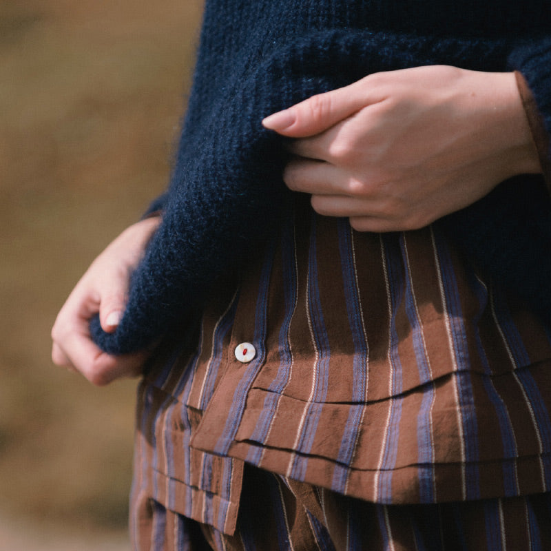 Sideline - Flo mohair jumper - Navy