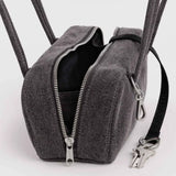 Baggu - Small Denim Bowler bag - Washed black denim | Scout & Co